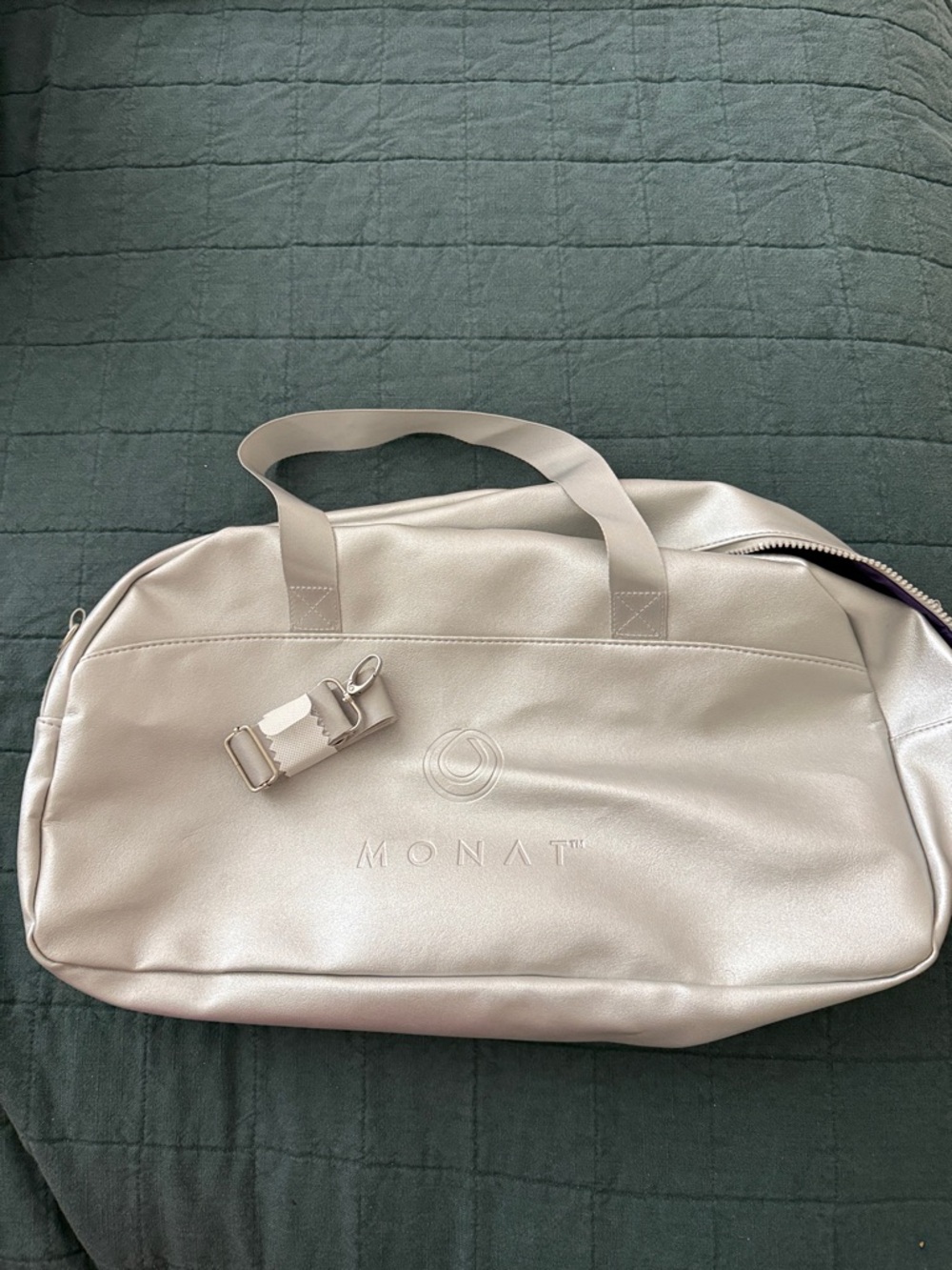 Monat Silver Carry-All Travel Bag